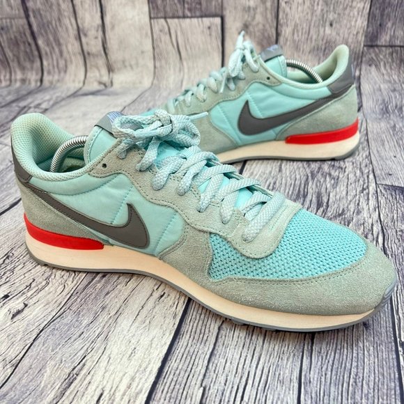 Nike Internationalist Women's Size 11 Blue Suede Athletic Running Training Shoes - Picture 8 of 11